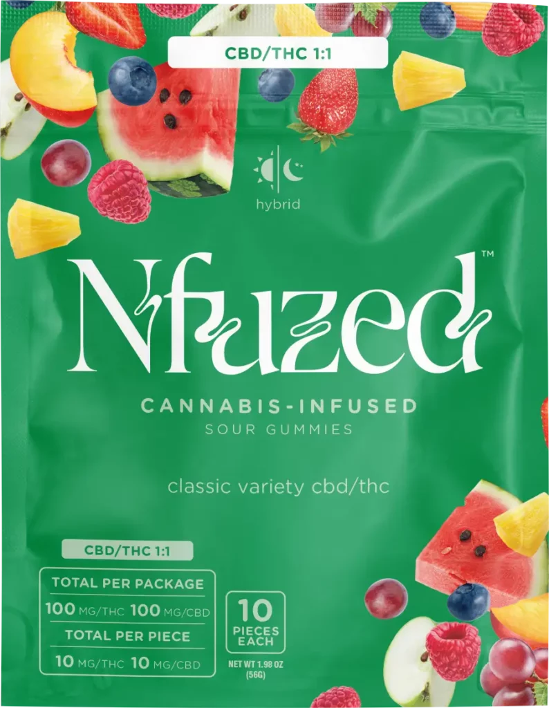 NFUZED Cannabis Infused Gummies-Classic Classic Variety CBD 1-1
