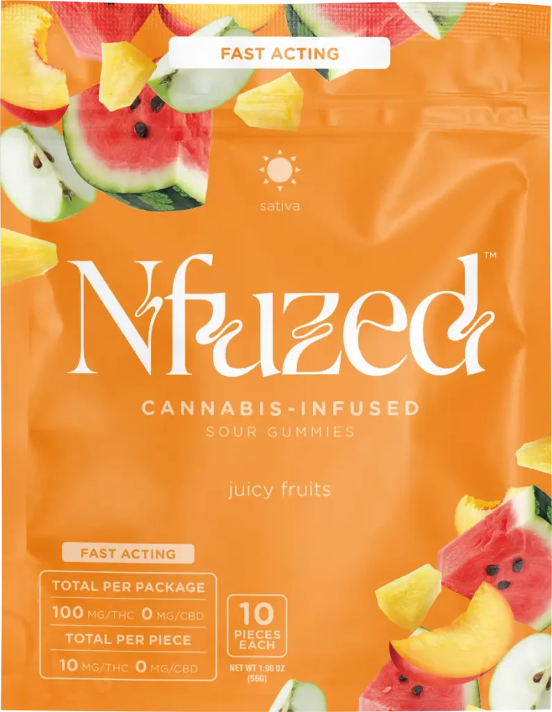 NFUZED Cannabis Infused Gummies Classic Juicy Fruits