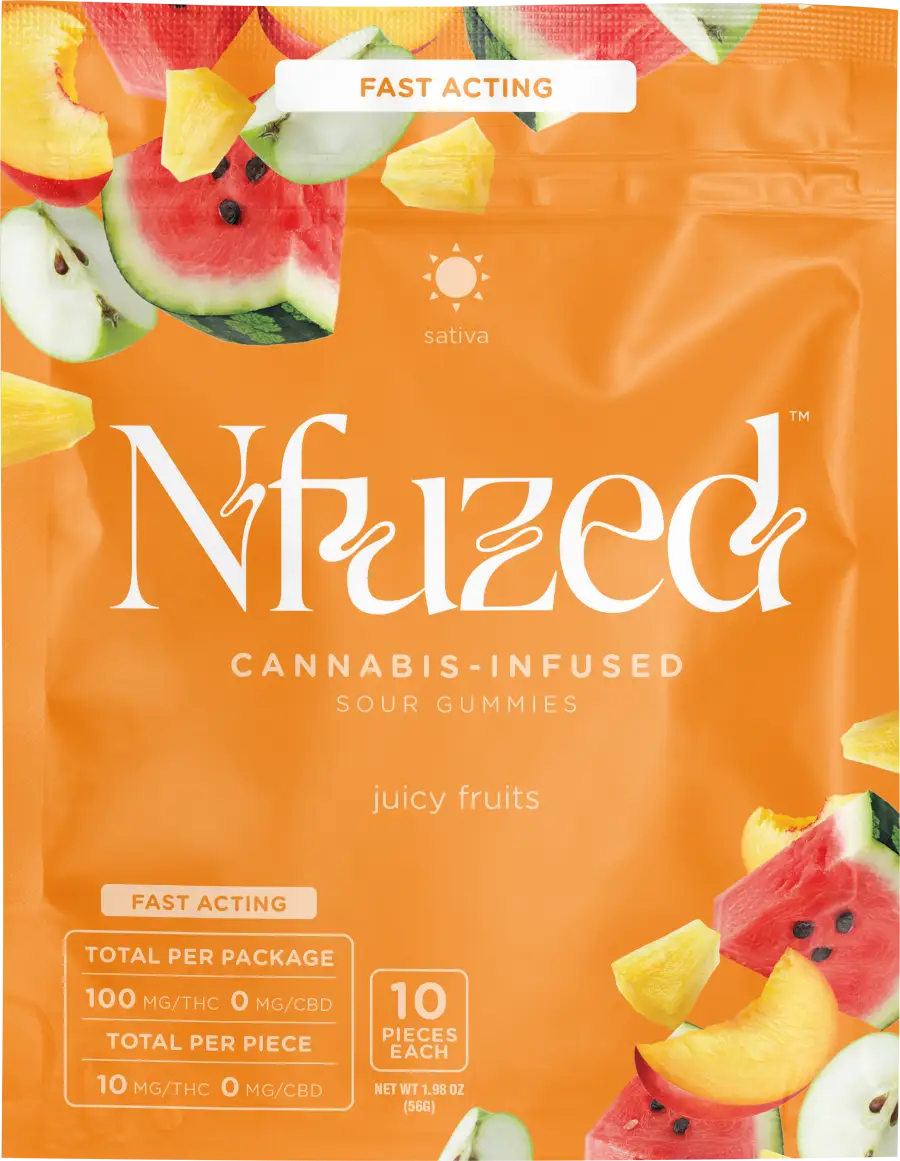 NFUZED Cannabis Infused Gummies Classic Juicy Fruits