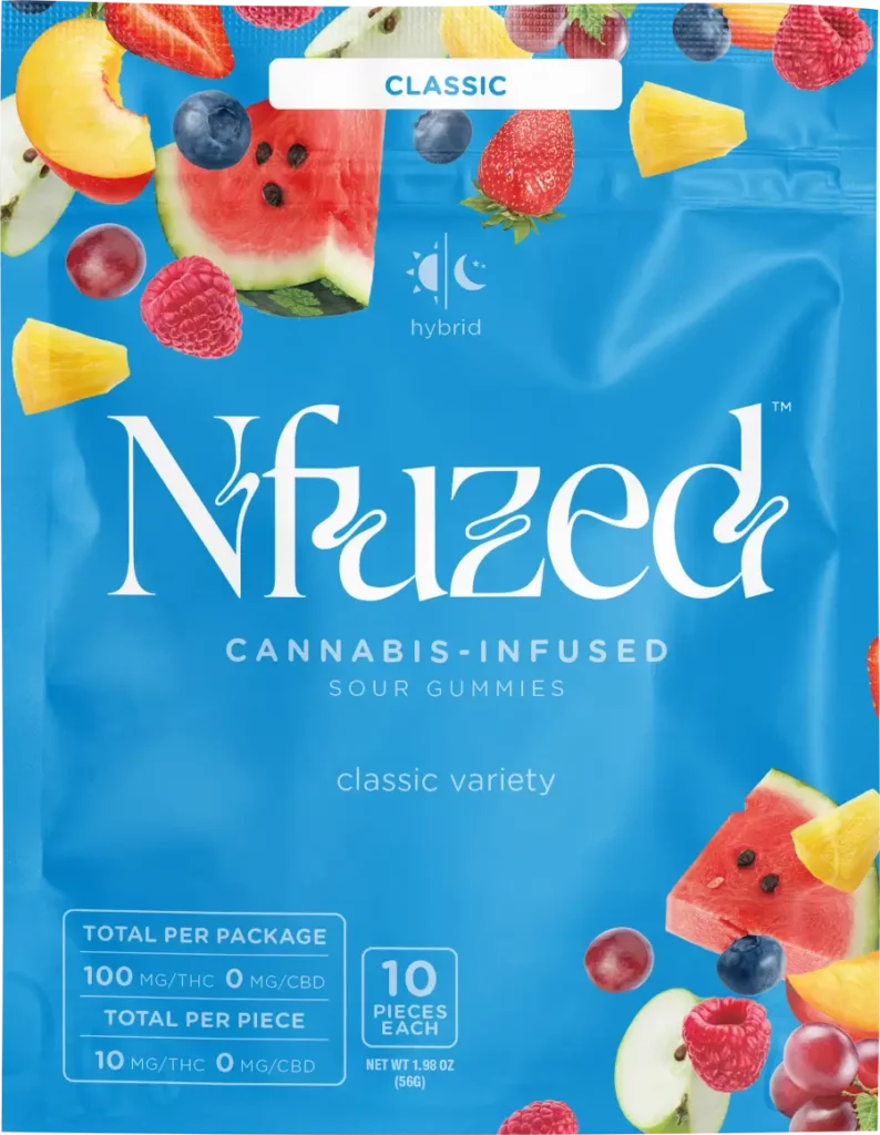 NFUZED Cannabis Infused Gummies Classic Variety